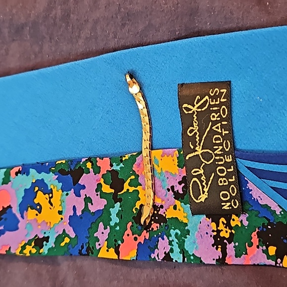 Rush Limbaugh. No boundaries collection. Blue neck tie. Pre loved shows wear. - Picture 4 of 6